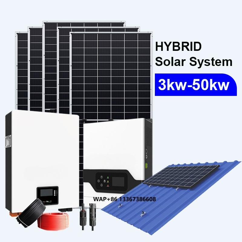 Solar Panel System 10Kw - Auf Lager Hybrid-Solarsystem 3 kW 5