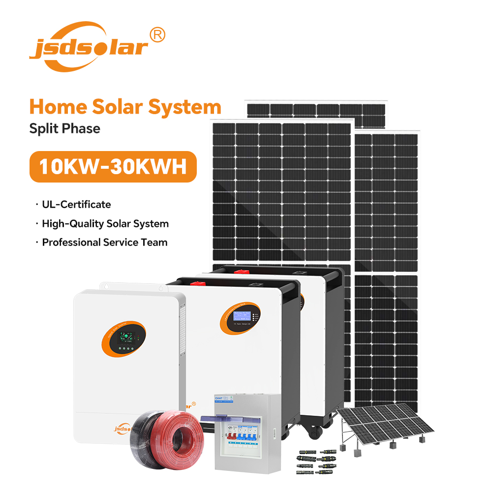 Renewable Energy Grid - Komplettes 10kW 30kWh Split-Phase Solarstromsystem, Netzunabhängiges