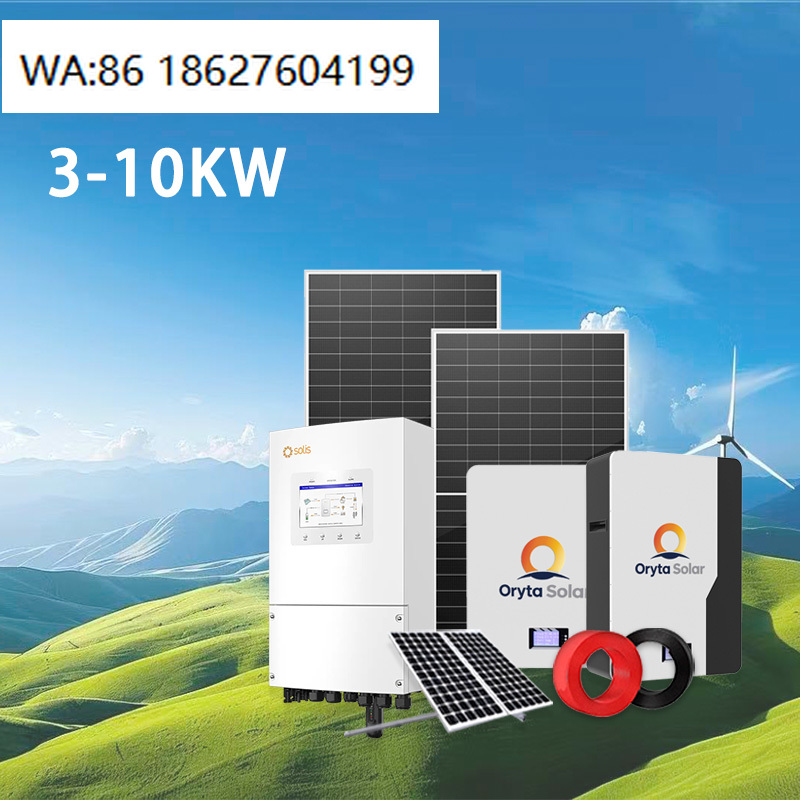 Solar Panel System 10Kw - 3KW-10KW Komplettes Netzunabhängiges Hybrid-Solarsystem Solarmodul Wechselrichter