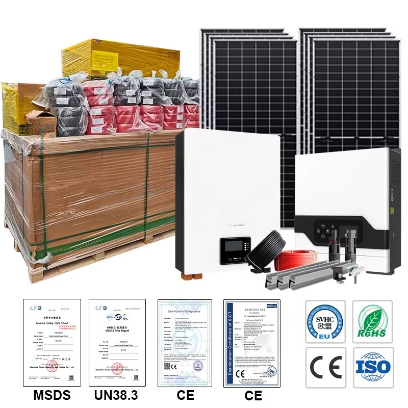 Auf Lager Hybrid-Solarsystem 3 – Solar Panel System 10Kw Bewertung und Preis
