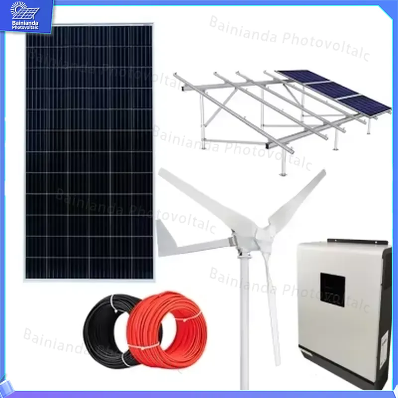 3KW 5KW 10KW Hybrid Wind-Solar – Renewable Energy Grid Bewertung und Preis